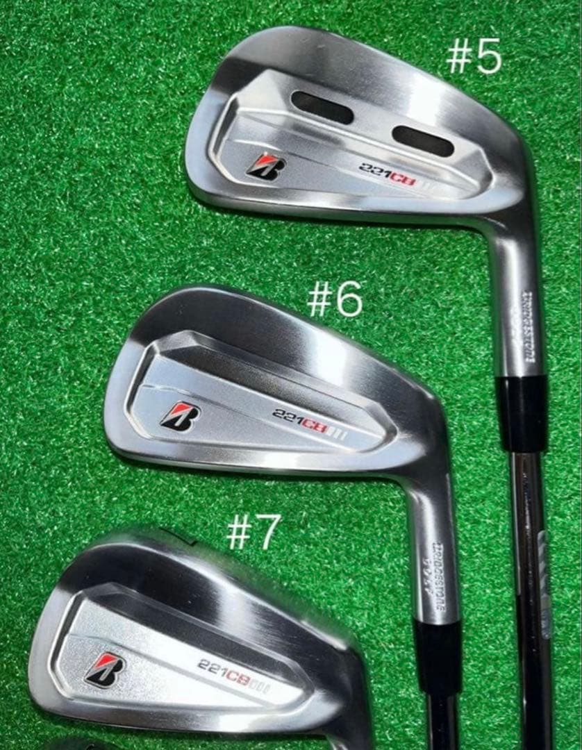 保証書有）BRIDGESTONE GOLF 221CB アイアンセット 6本