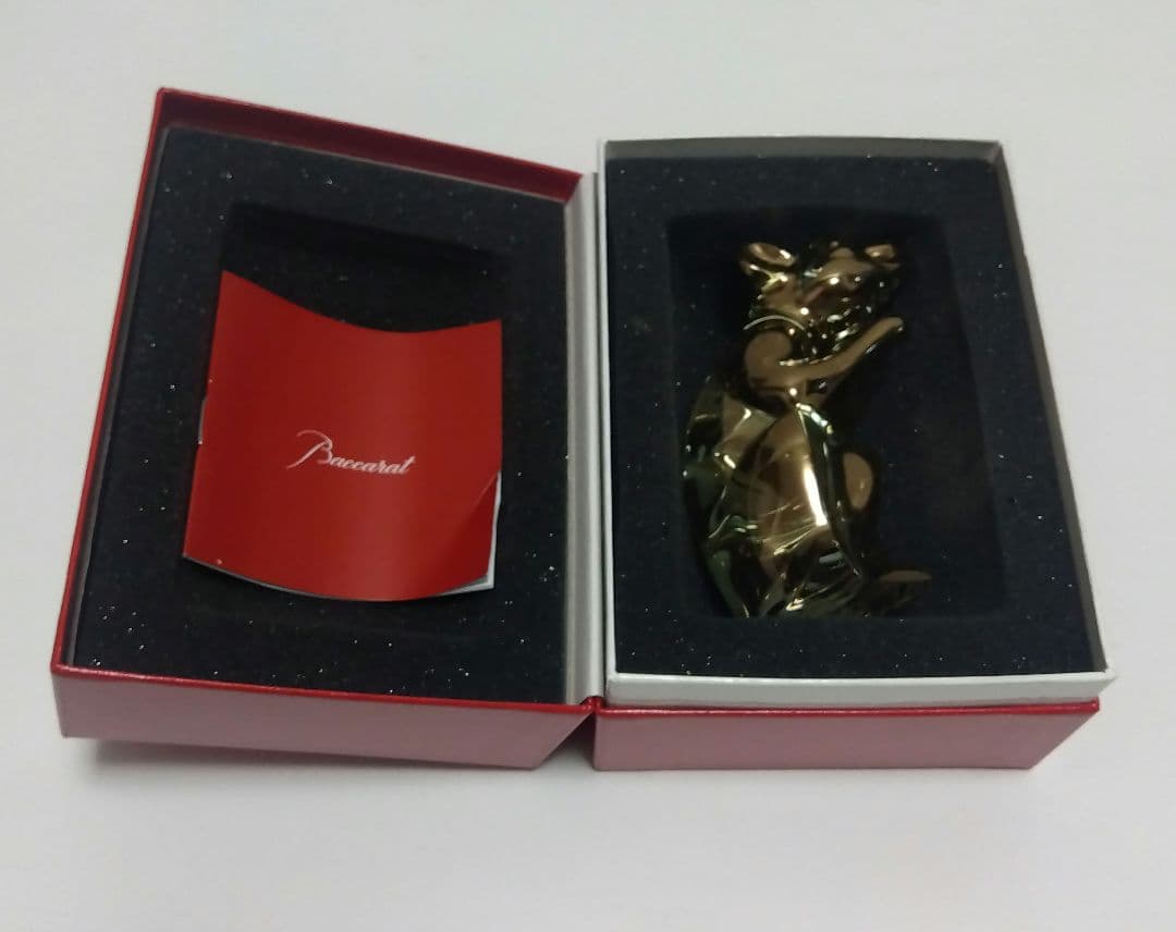 Baccarat　干支　ネズミ　GOLD