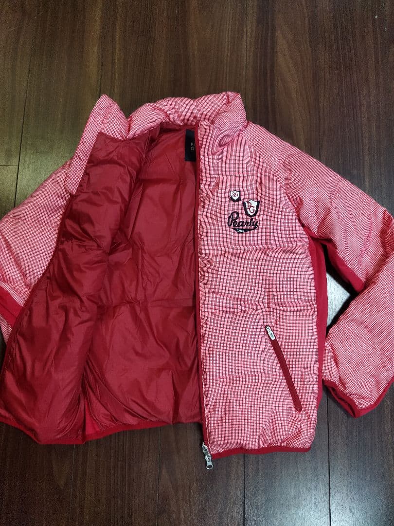 美品♪パーリーゲイツ ダウン ジャケット レディース 赤 M