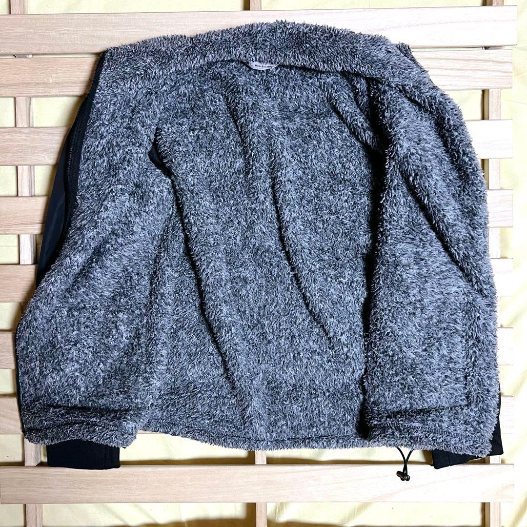 美品❤️ラインストーン❤️Black&White ボアフリースジャケット ブルゾン