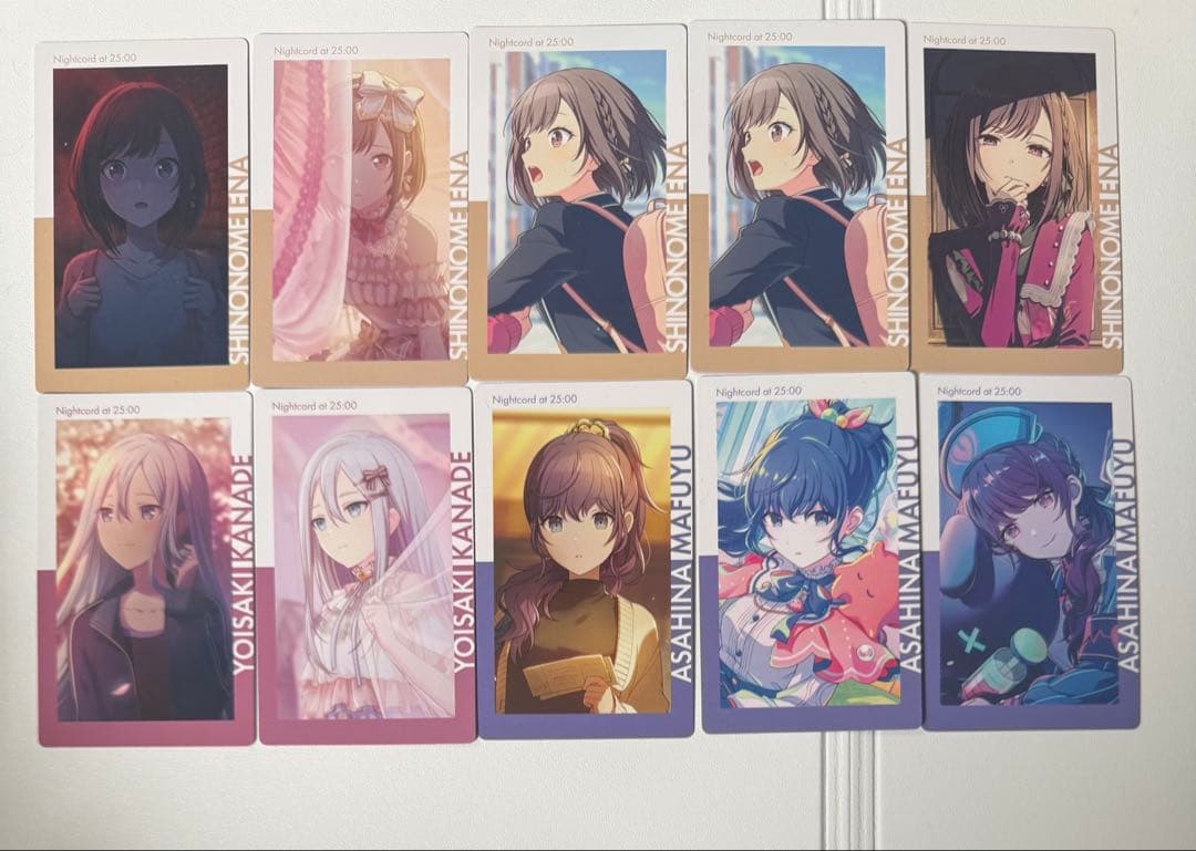 プロセカ　ニーゴ　まとめ売り　奏　まふゆ　絵名　瑞希