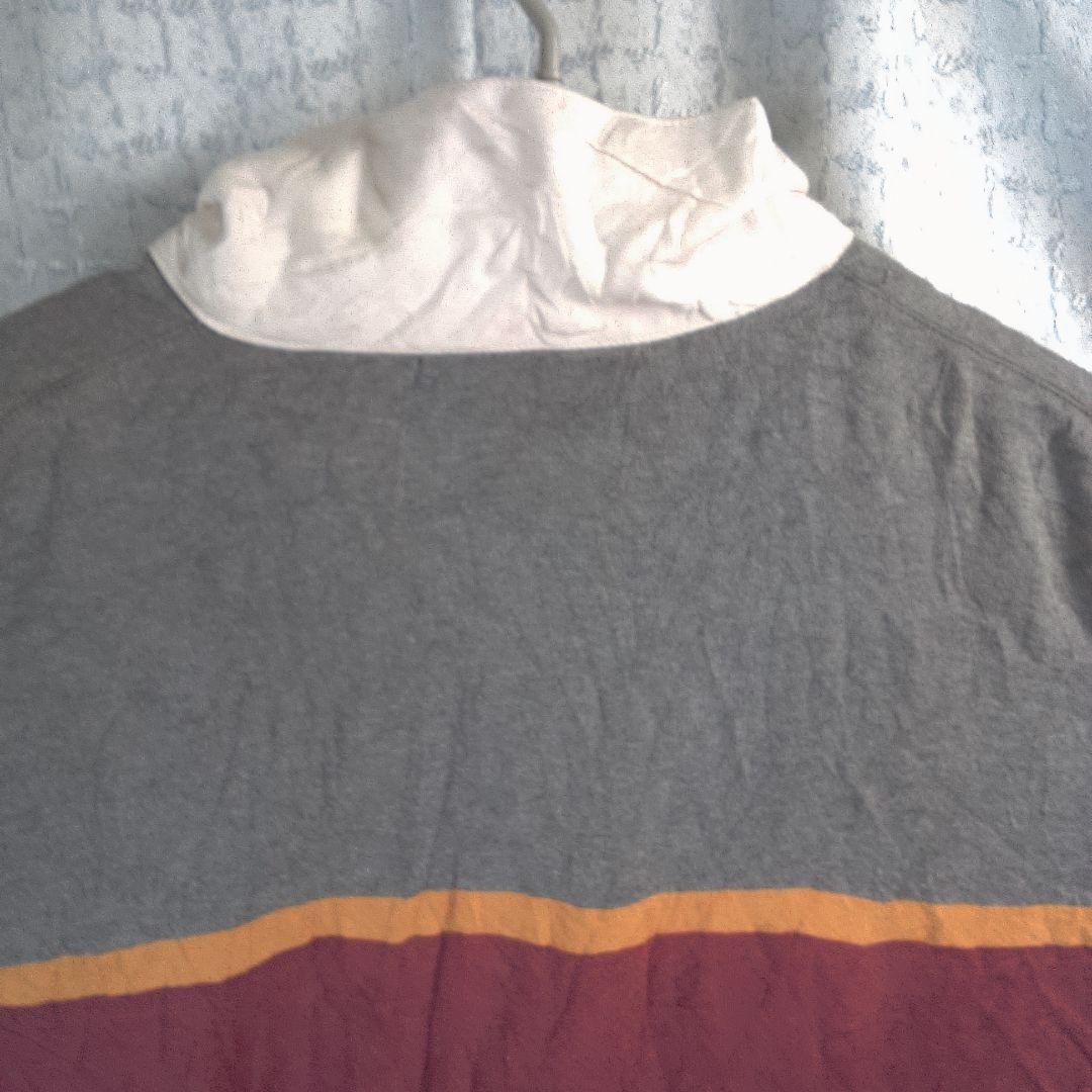 SPORTSHOP ラガーシャツ XL 古着 穴