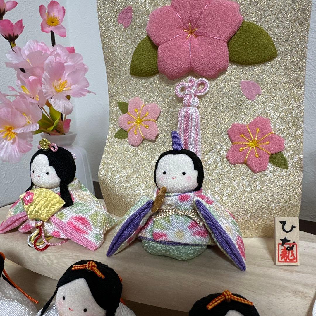 【新品】リュウコドウ ひな祭り 雛人形セット ぽてりひな