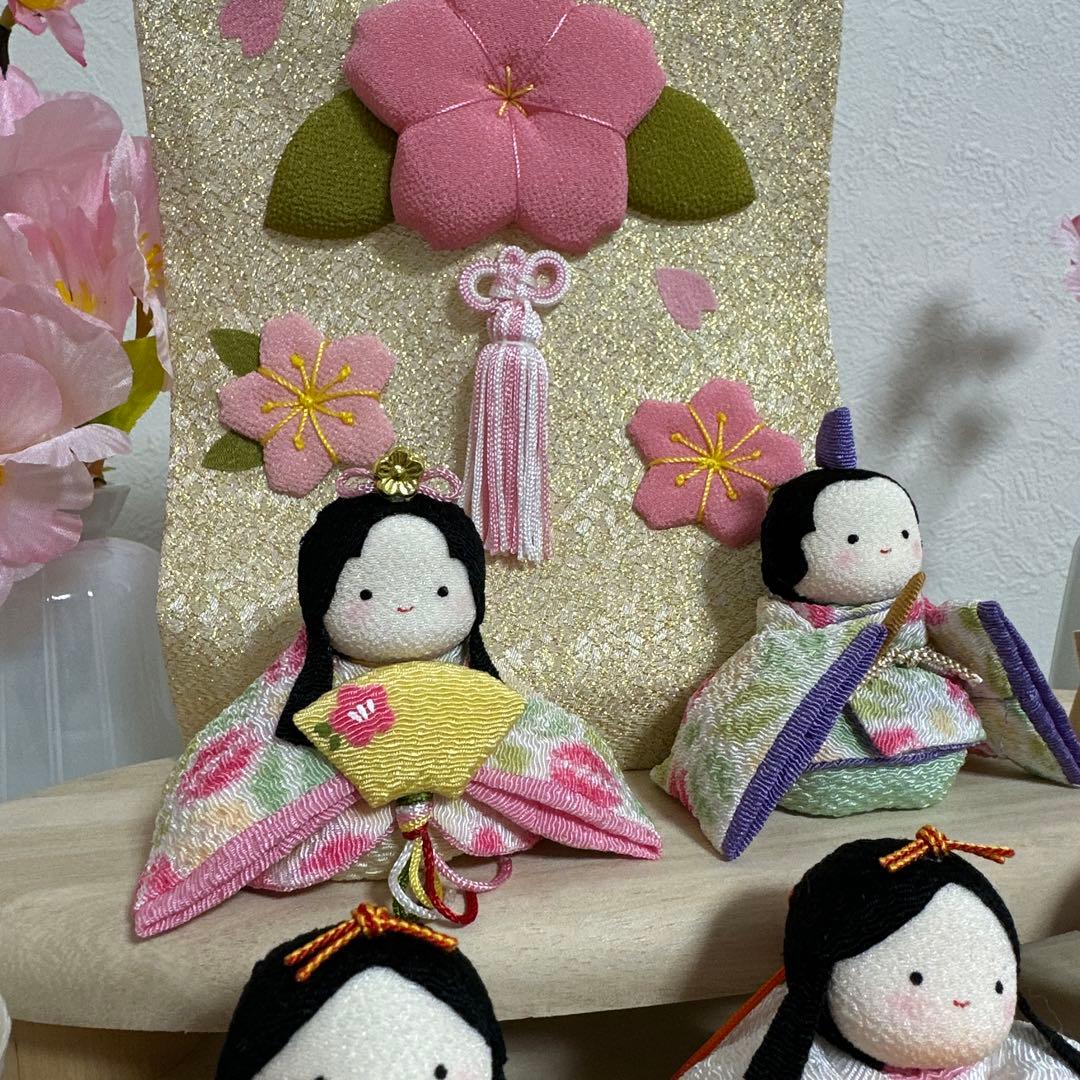 【新品】リュウコドウ ひな祭り 雛人形セット ぽてりひな