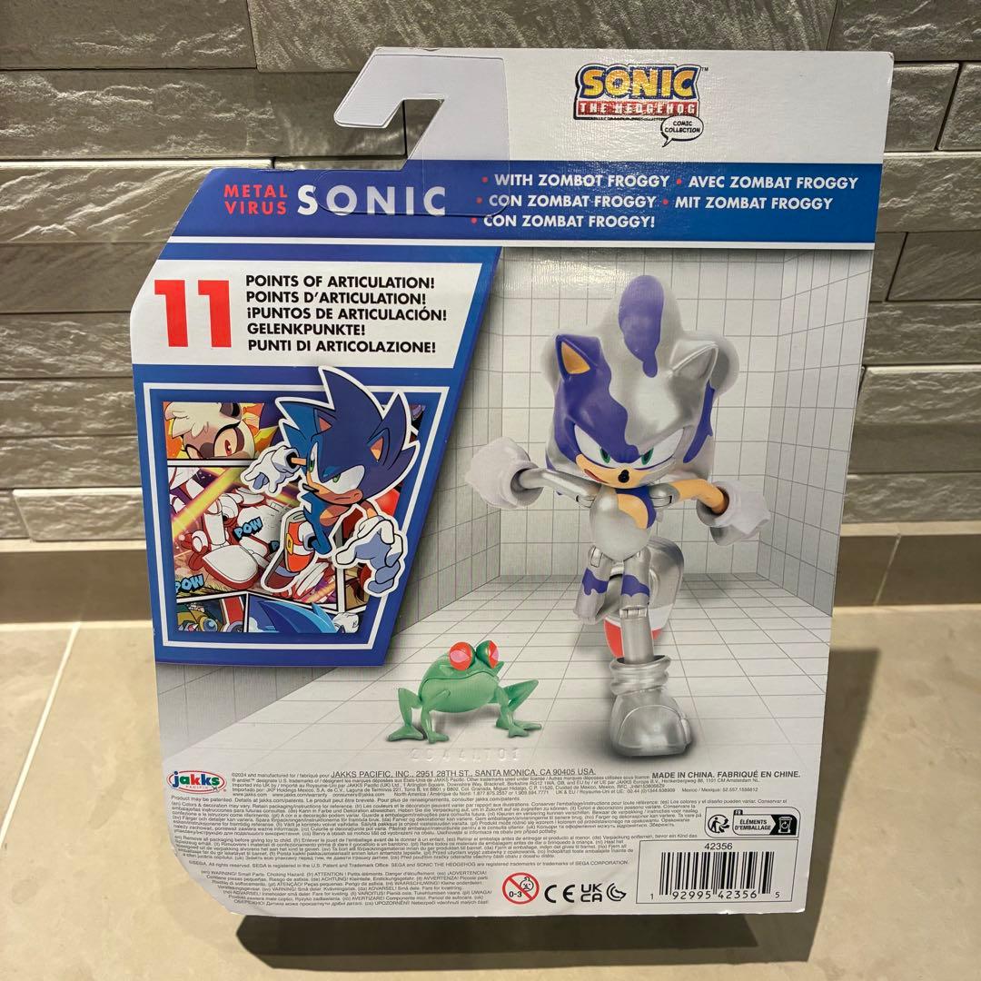 海外限定 メタル ウイルス ソニック フィギュア JAKKS