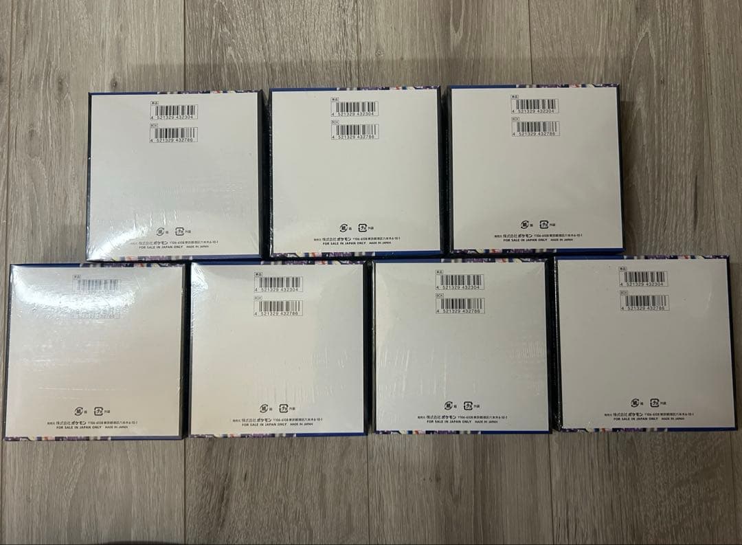 シュリンク付き7box ニンジャスピナーex ポケモンカード