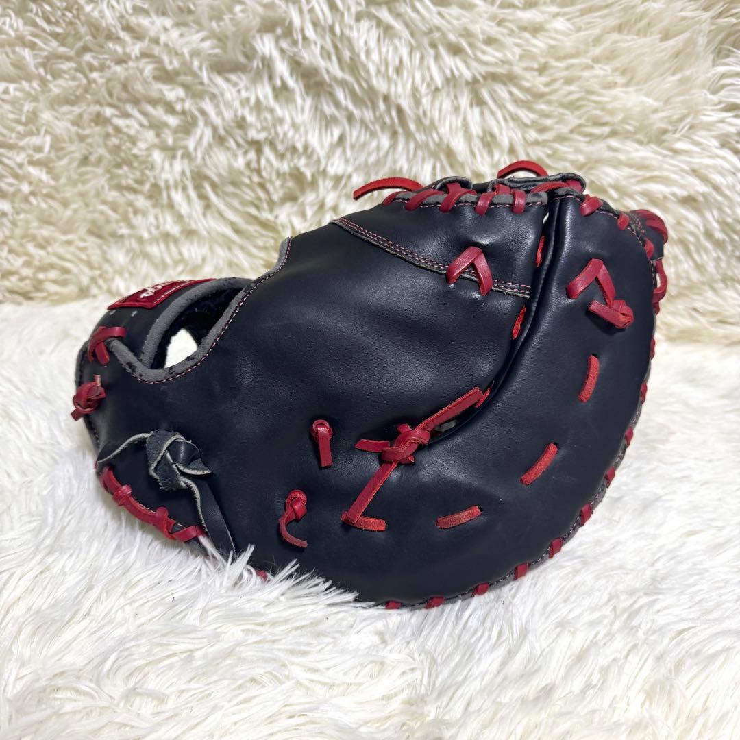 Rawlings 軟式用　ファーストミット　左投げ用　ブラック