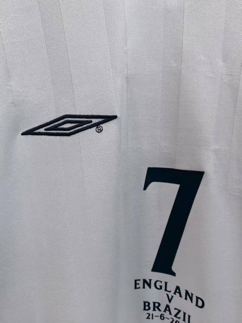イングランド代表 7番 ベッカム 02日韓W杯 ユニフォーム サッカー ジャージ