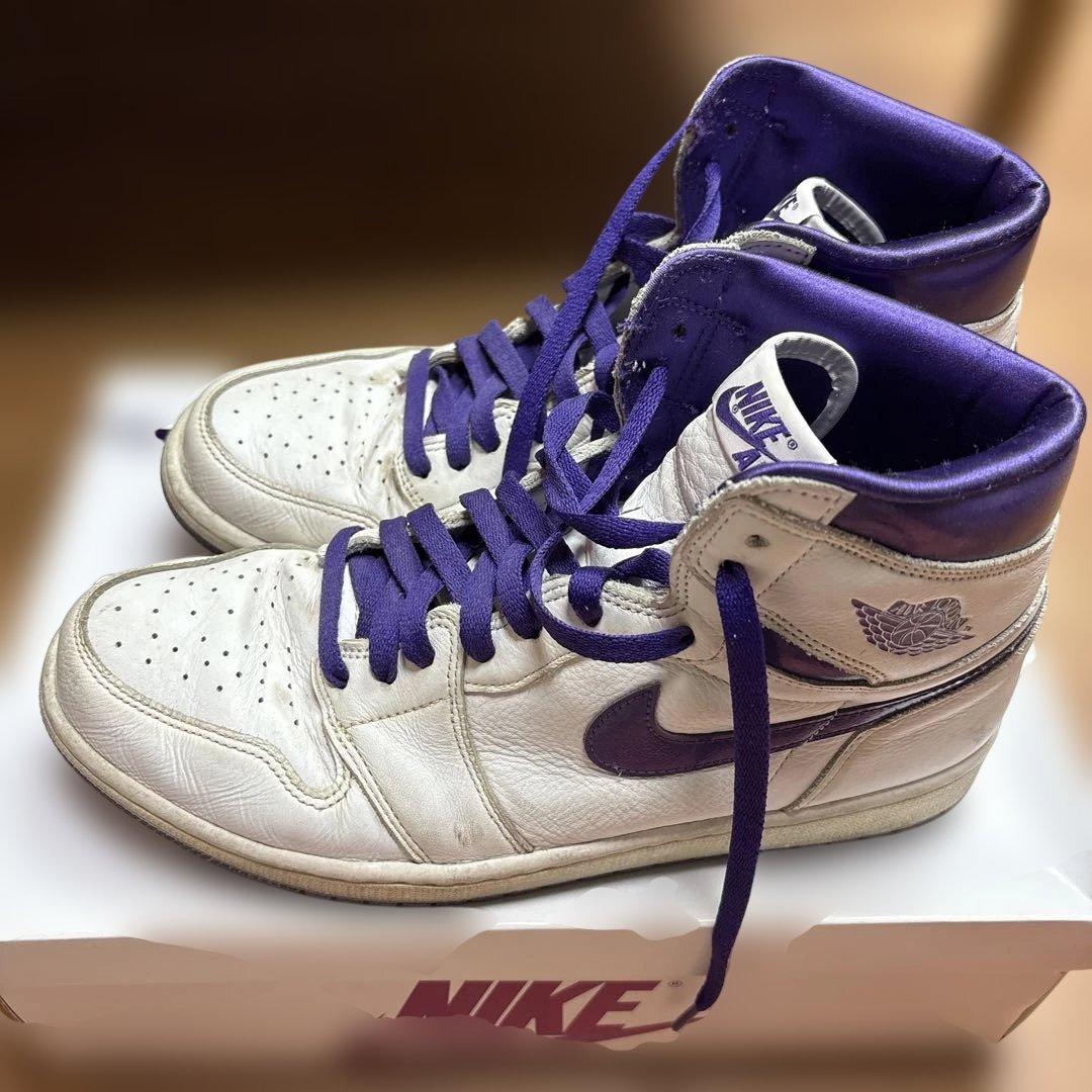 シューズ(男性用) Nike Air Jordan 1 High OG \"Court Purple\"