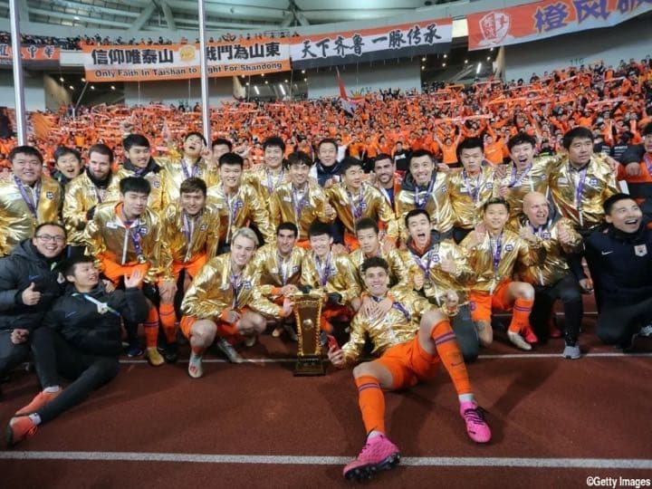 【レア品】中国　山東泰山足球倶楽部（山東魯能FC）サインボール