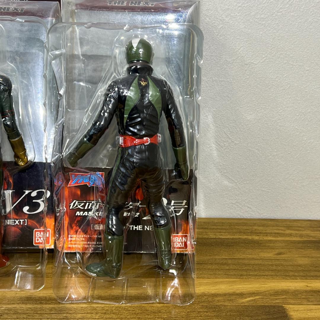ソフビ魂 仮面ライダー THE NEXT 3体セット（1号・2号・V3）