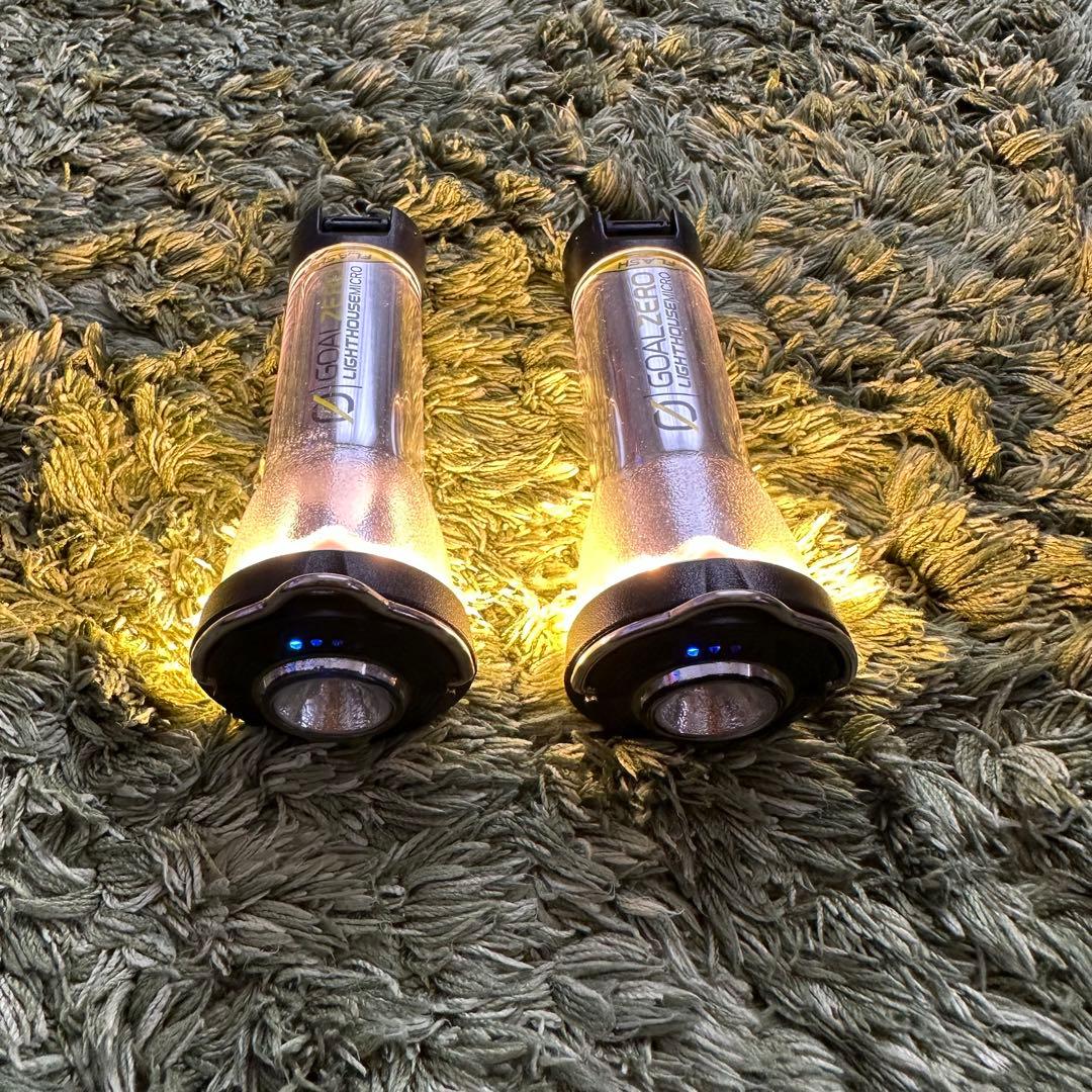GOALZERO LIGHTHOUSE micro FLASH 2個