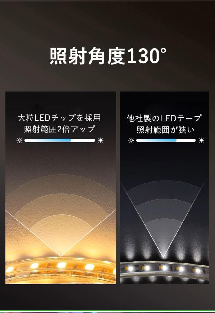 RGB光流れる ledテープライト 5m ledテープ イルミネーション