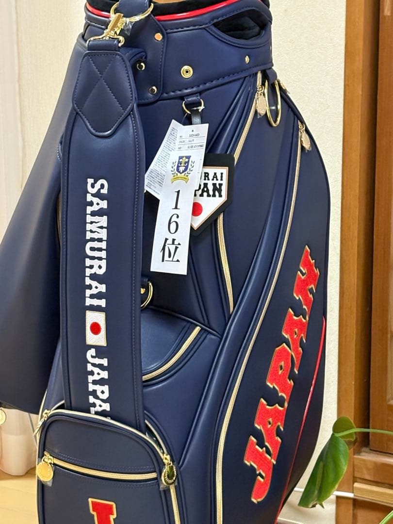 SAMURAI JAPAN ゴルフバッグ ネイビー　侍ジャパン