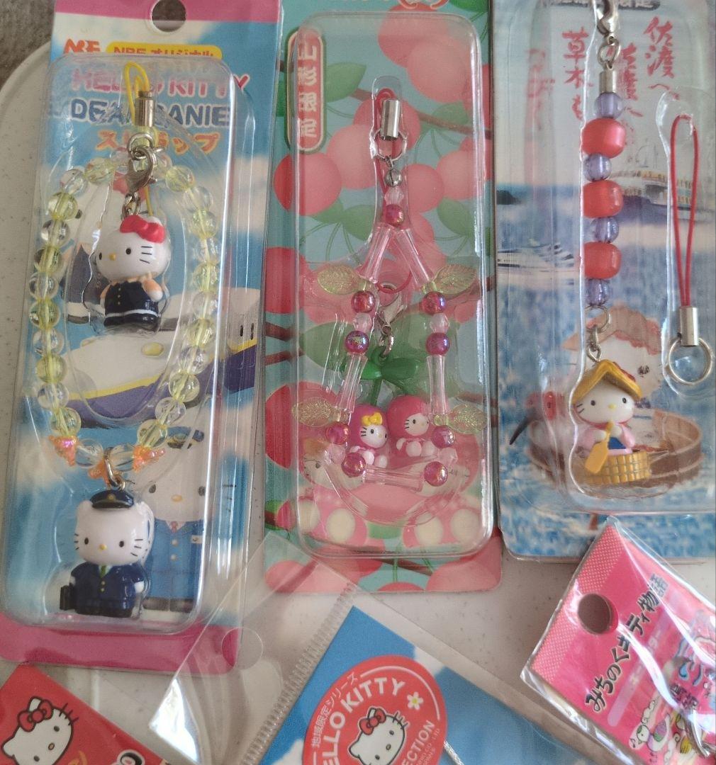 【激レア/当時物】ご当地キティ 根付 ストラップ 14点セット まとめ売り