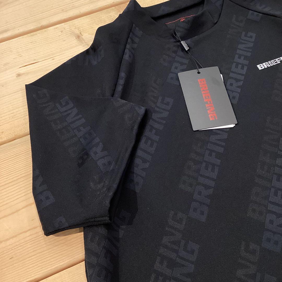新品　BRIEFING MS SHADOW LOGO JQ HIGHNECK M
