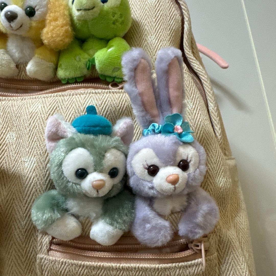 上海ディズニー限定 超美品 希少 ダッフィーアンドフレンズ 7人 リュックサック