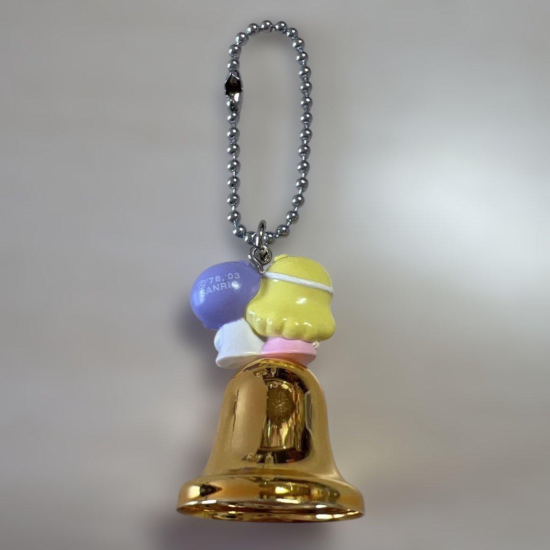 【希少 美品】平成レトロ サンリオ リトルツインスターズ 鈴チャーム