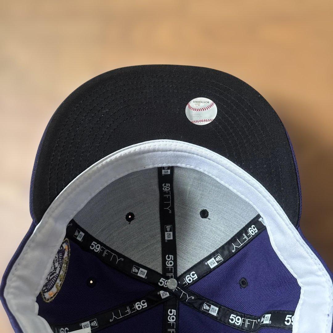 【希少・紫色】NEWERAキャップ59FIFTY・シカゴホワイトソックス