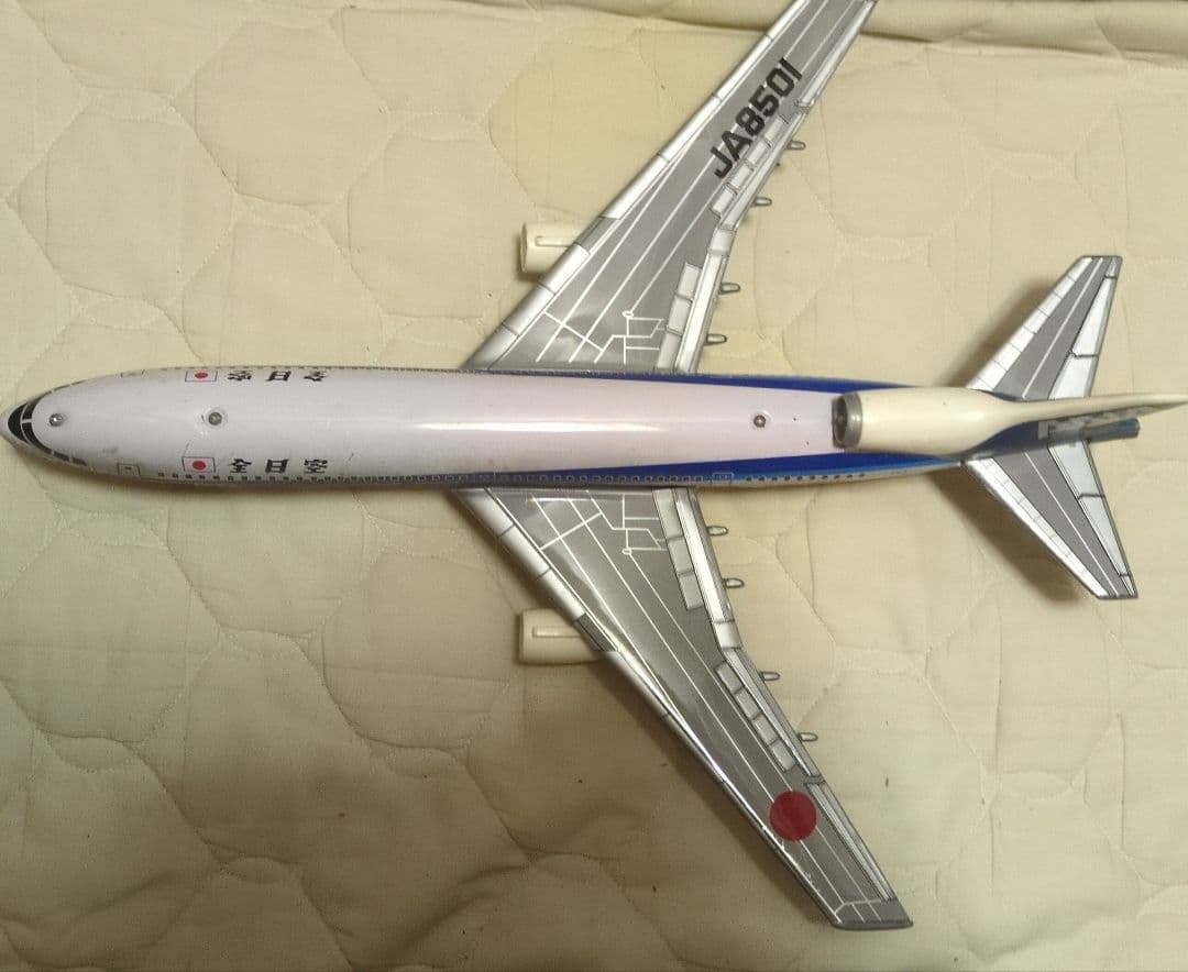 ★昭和レトロ　全日空　ブリキ 飛行機　L-1011　トライスター　レトロ