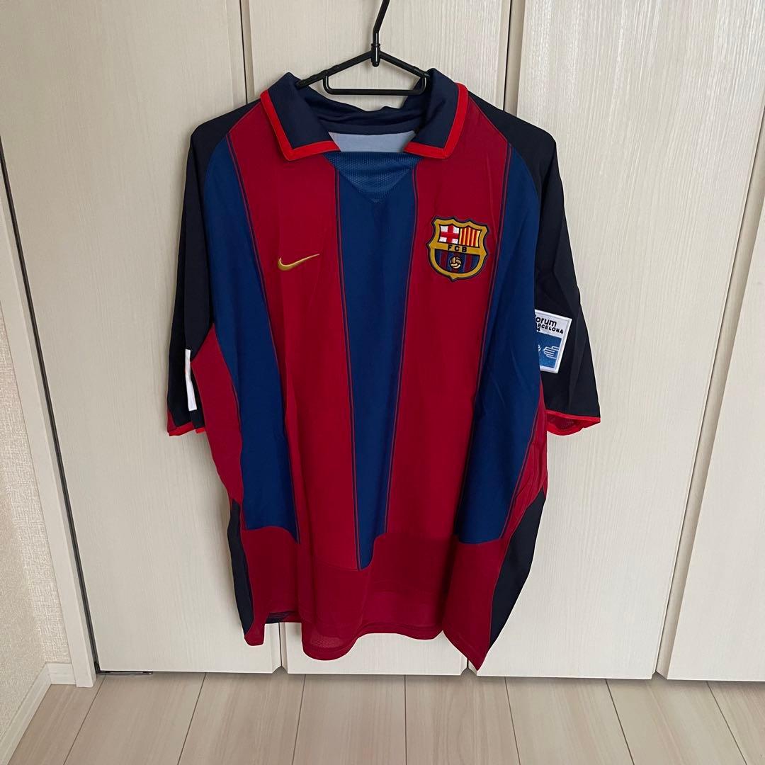 バルセロナ2003/04ロナウジーニョ　ホーム　サッカーユニフォーム　NIKE