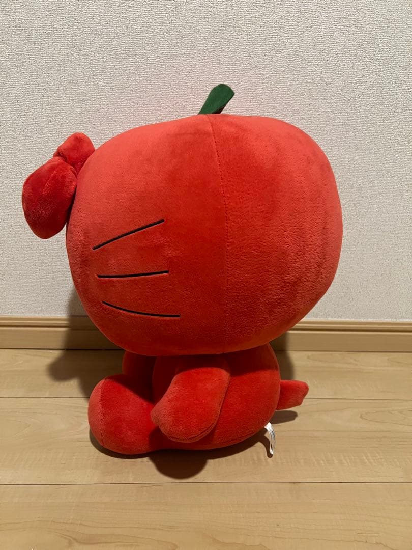 【超希少】30周年 ハローキティ りんごフェイス ぬいぐるみ レア 大型