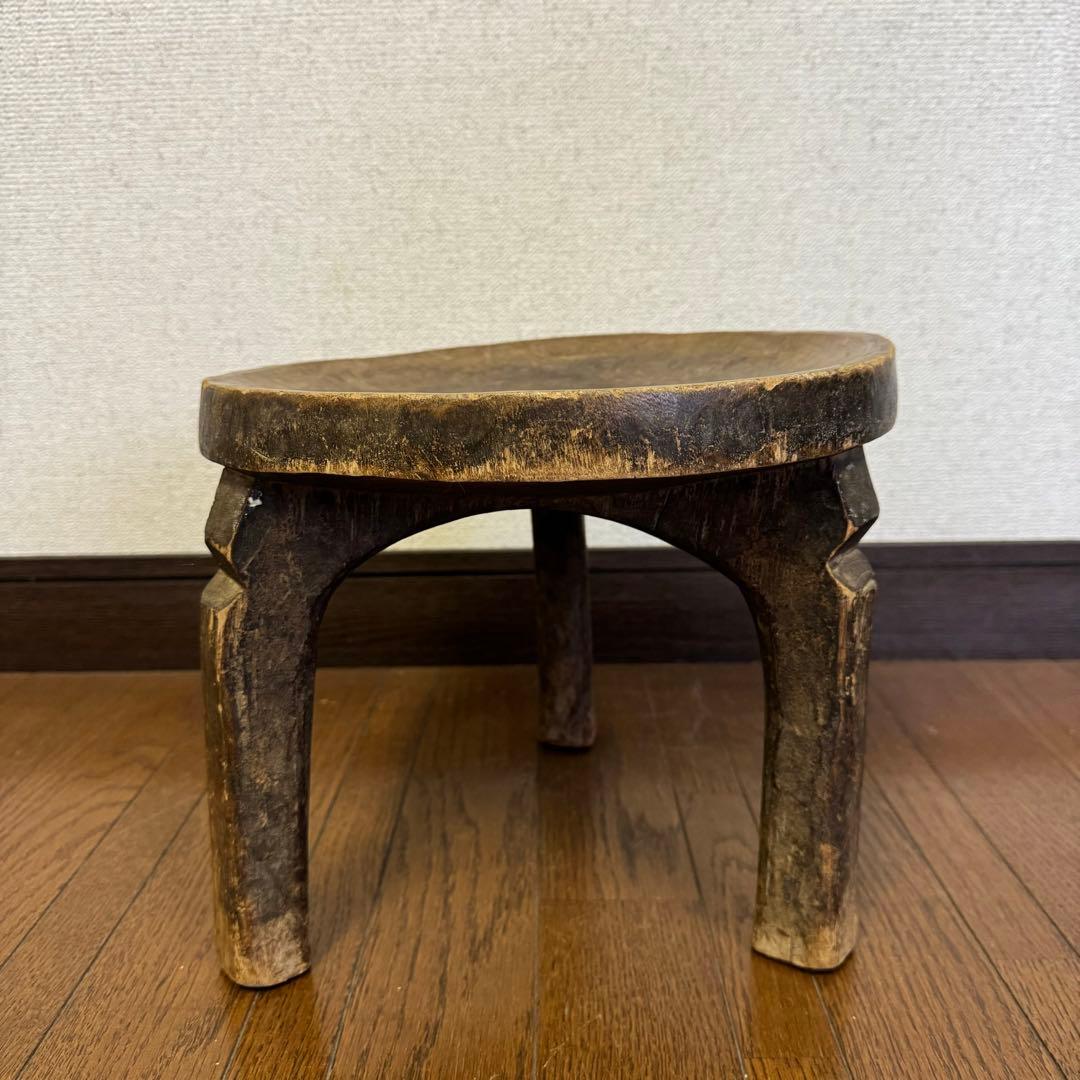 タンザニア へへ族 スツール 木製 アフリカ 民藝 古道具 ビンテージ 骨董