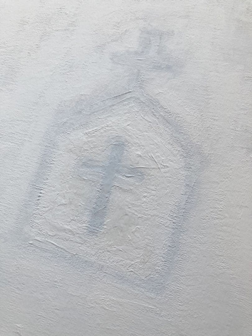 北欧/アート/インテリア/絵画/抽象画　【冬の教会】