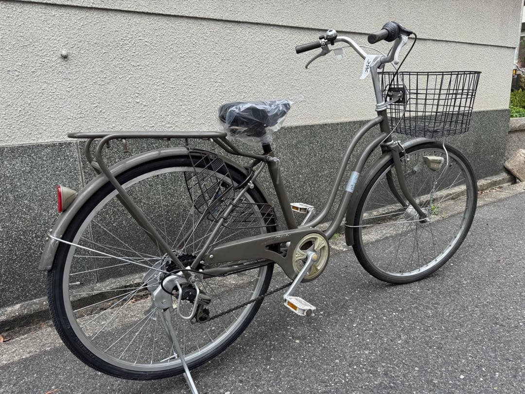 296番　全車両格安販売‼️ 26インチ 変速付き　オートライト　シティサイクル