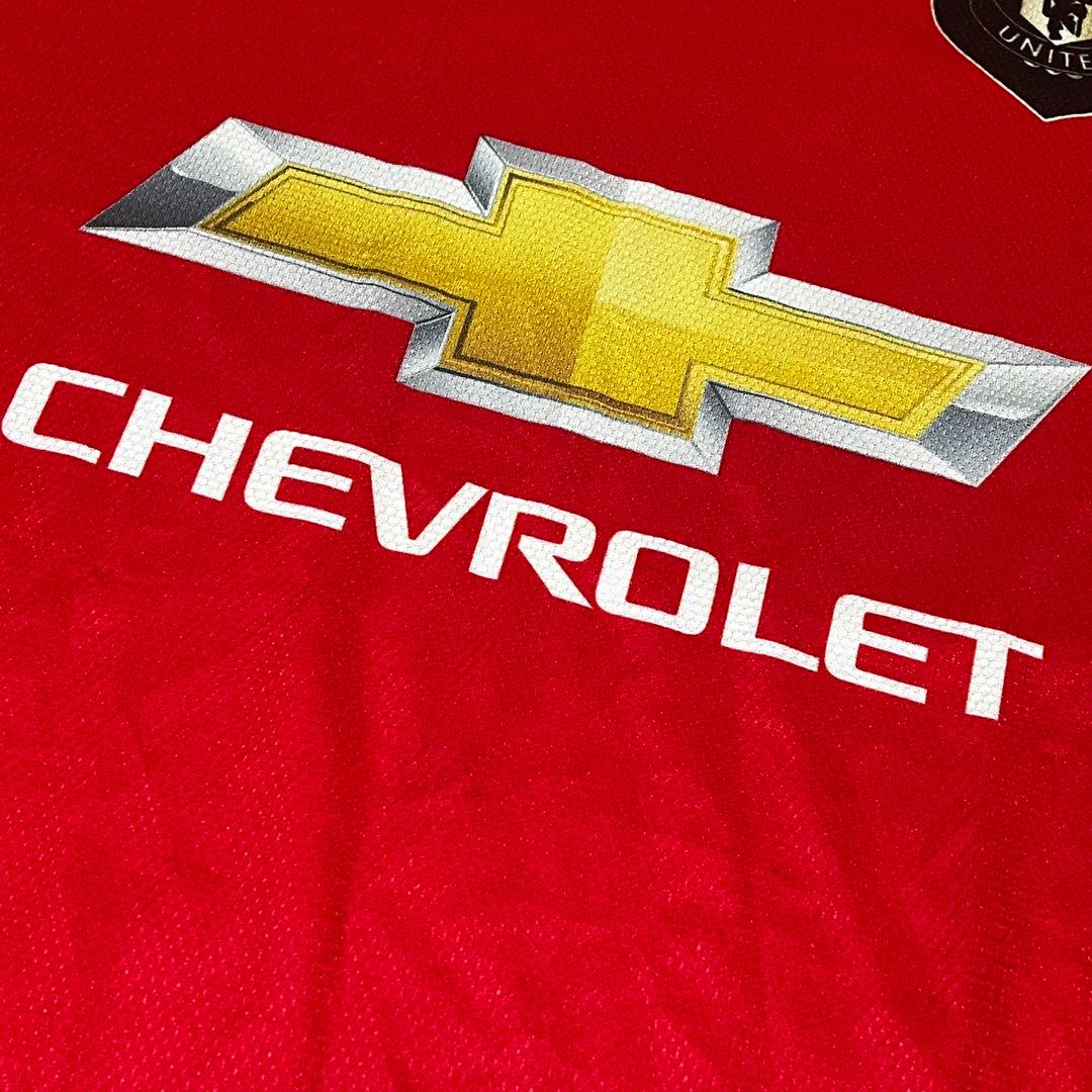 90s y2k adidas シボレー マンチェスターユナイテッド TEE 赤