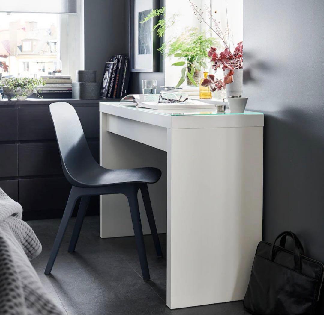 IKEA イケア　マルム　ドレッサー, ホワイト, 120x41 cm