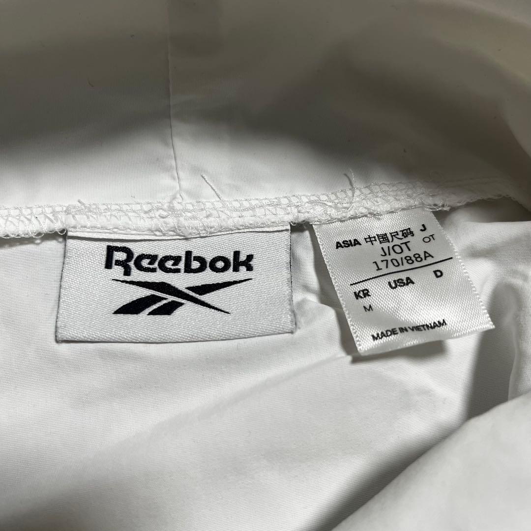 Reebok ナイロンジャケット パーカー トップス ホワイト