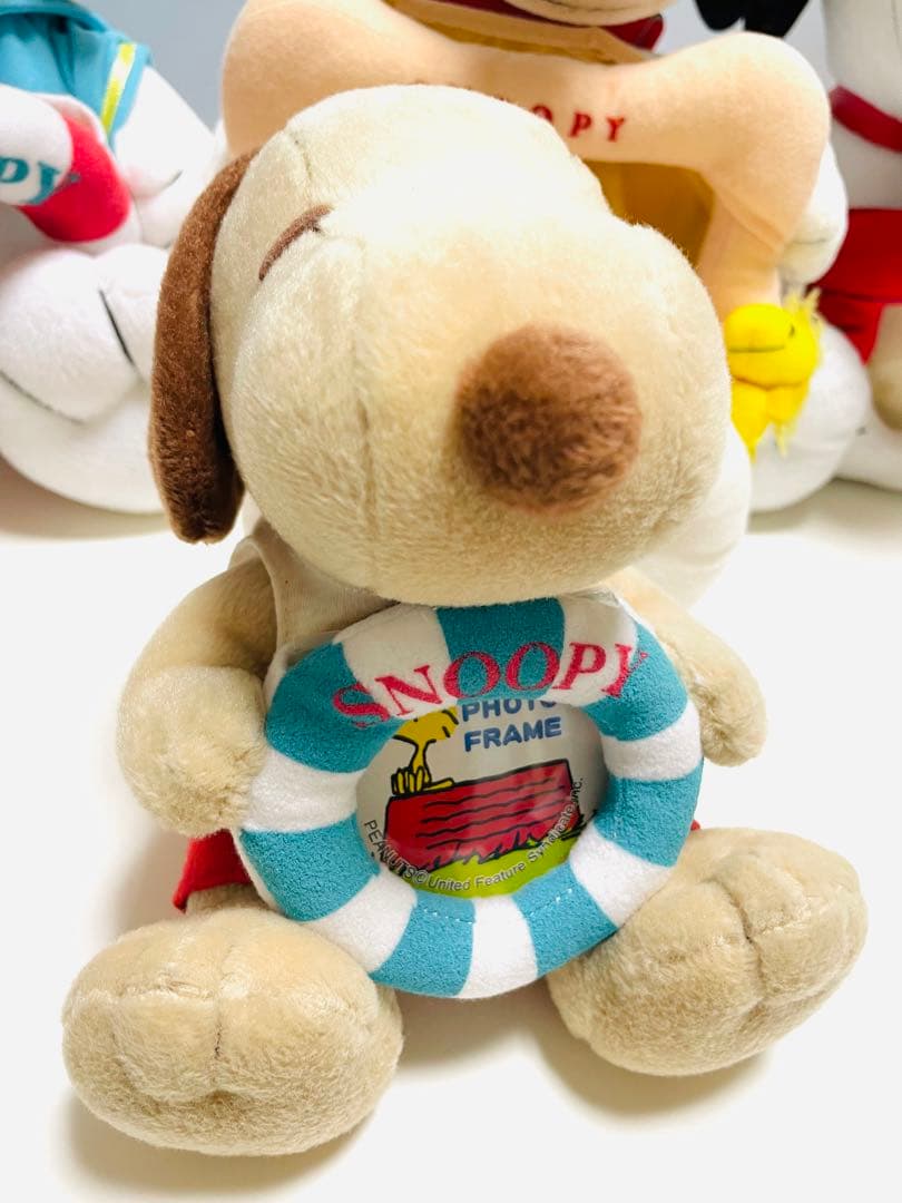 【最終値下げ】SNOOPYスヌーピーフォトフレームぬいぐるみセット（７体セット）