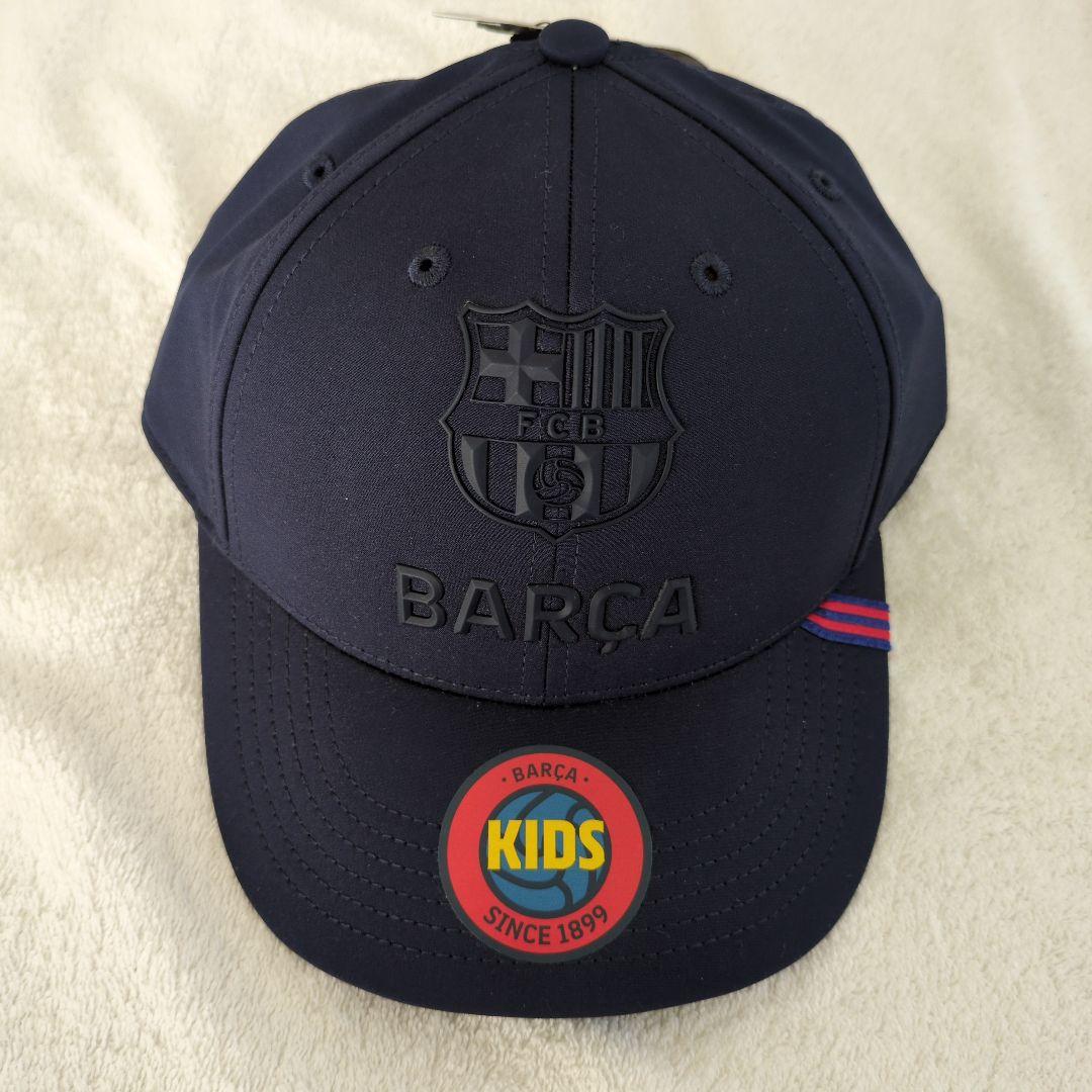 【現地購入】FCバルセロナ ショルダーバッグ＆キャップ(KIDS)のセット