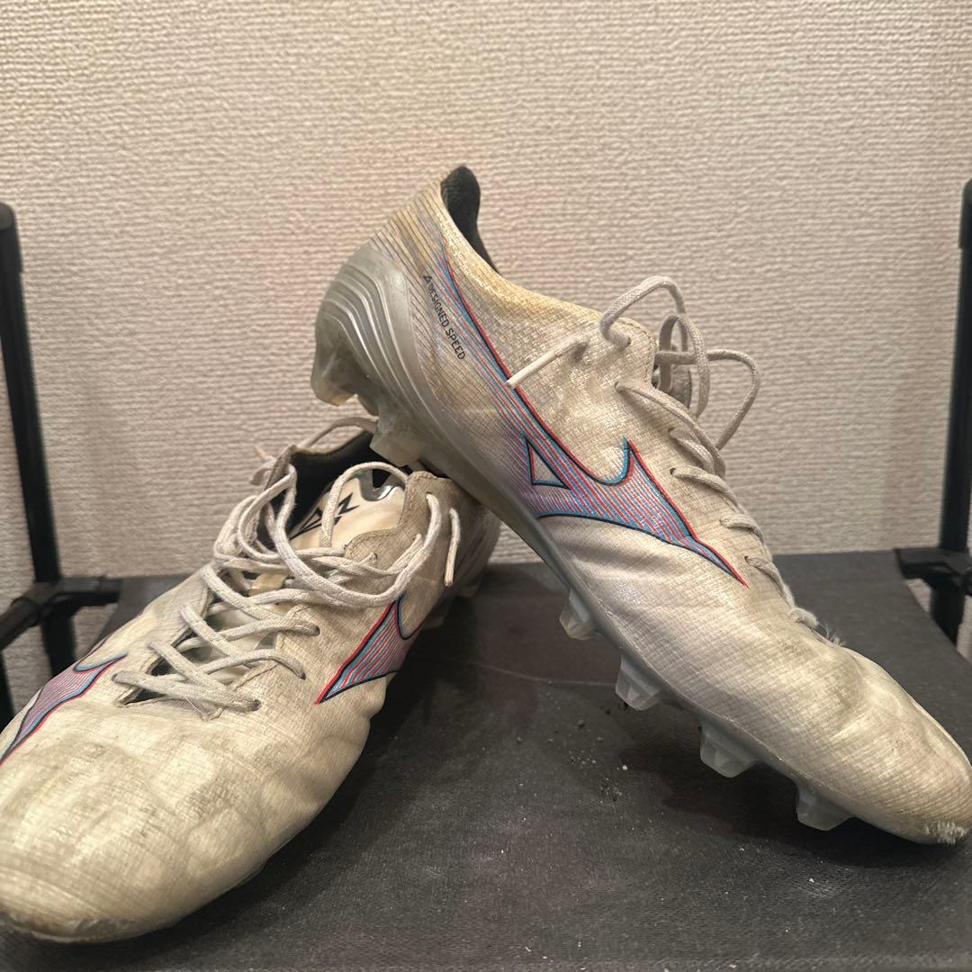 MIZUNO ALPHA スパイクシューズ ホワイト/グレー