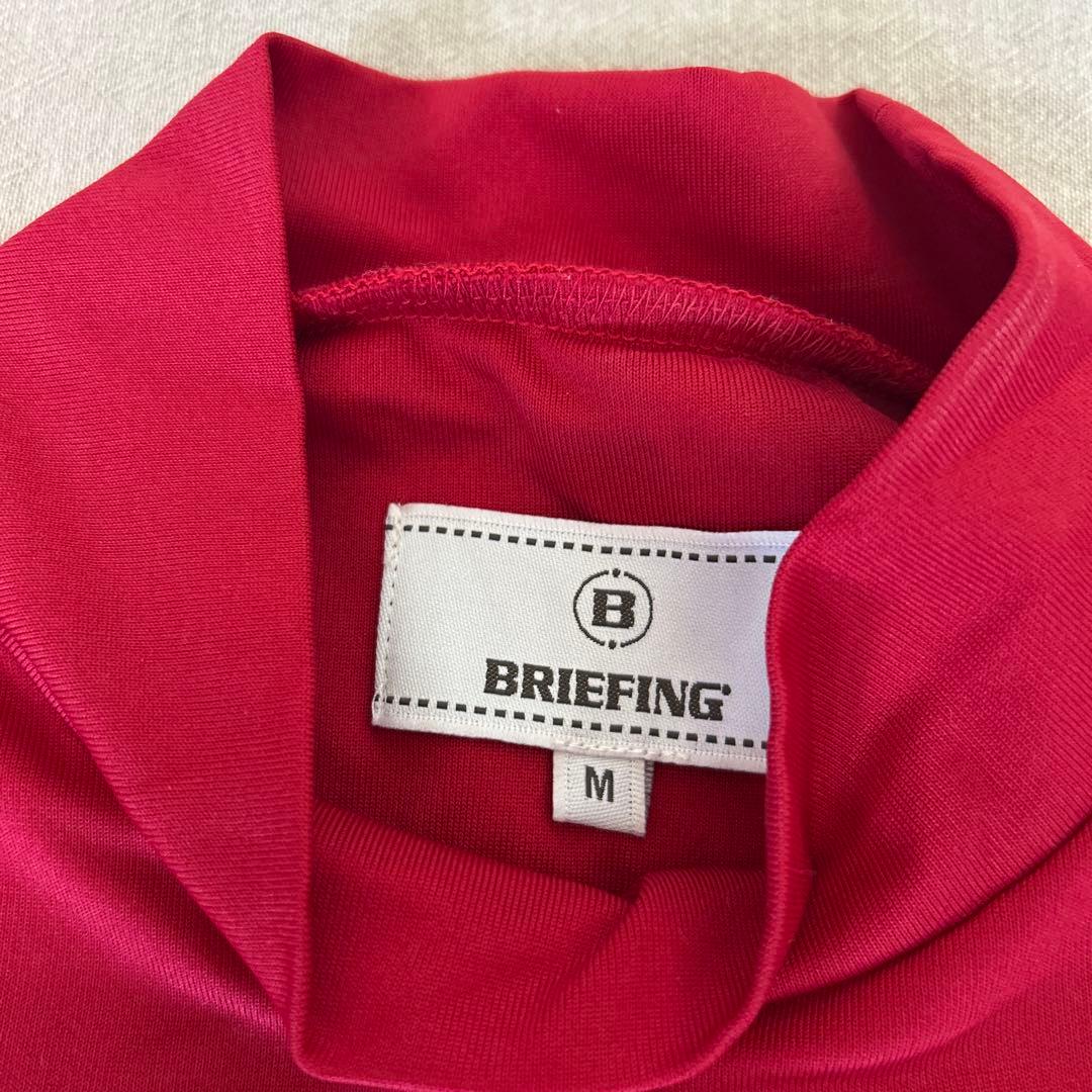 ゴルフ　ウェア BRIEFING 赤 ポロシャツ レディース