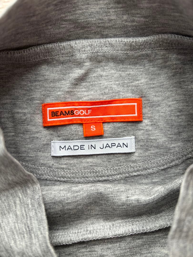 BEAMS GOLF 長袖ハイネックシャツ Sサイズ グレー