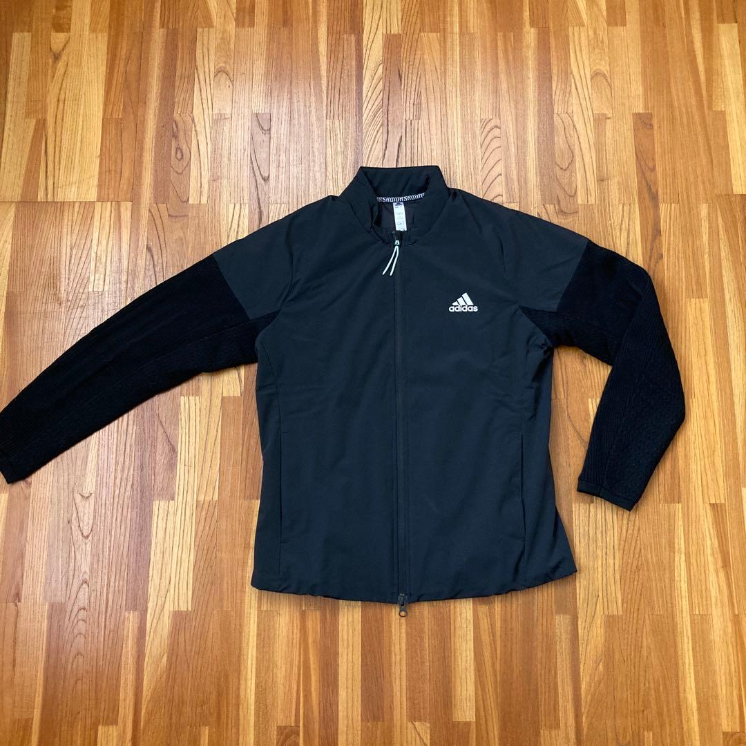 ♪adidas♪ 新品同様レディースゴルフ 中わた保温長袖フルジップジャケット