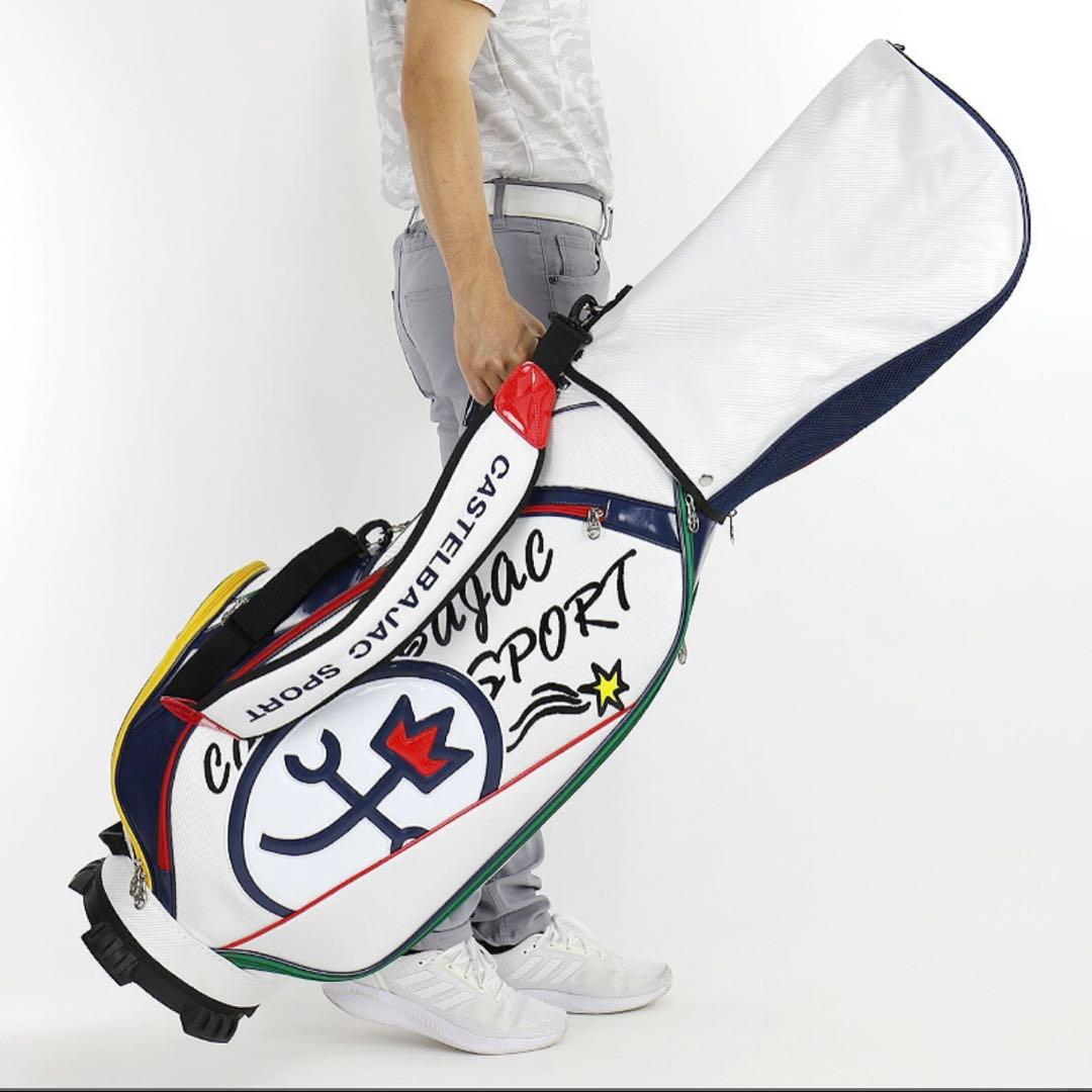 ✨新品✨カステルバジャック CBC036 キャディバッグ 7235381302白