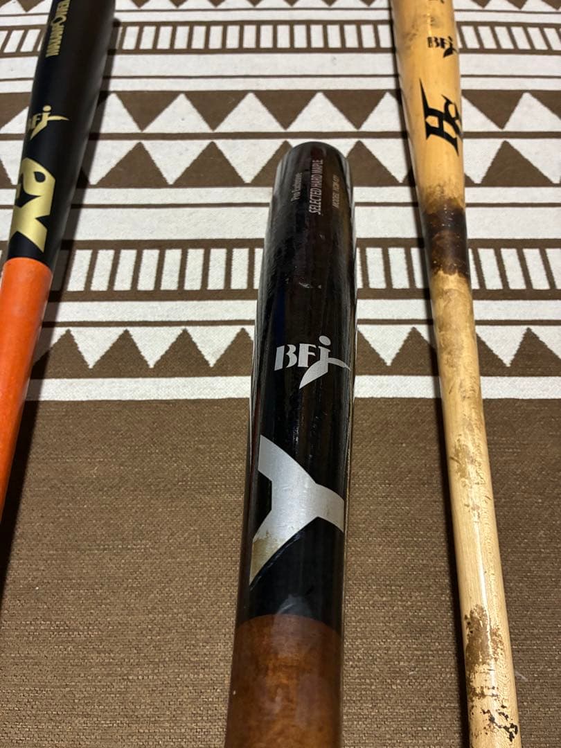 硬式野球BFJバット 3本セット　ヤナセ　ハイゴールド　ザナックス