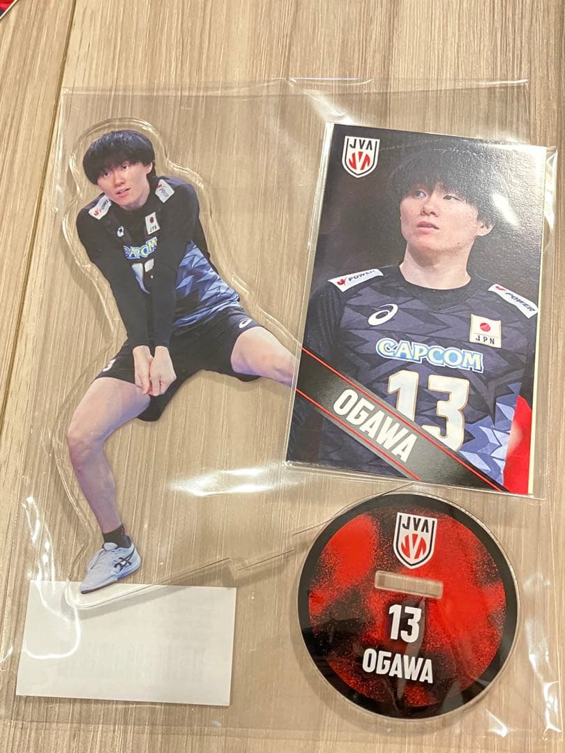 【未開封】小川智大　バレーボール　モバガチャ　アクリルスタンド　ステッカー