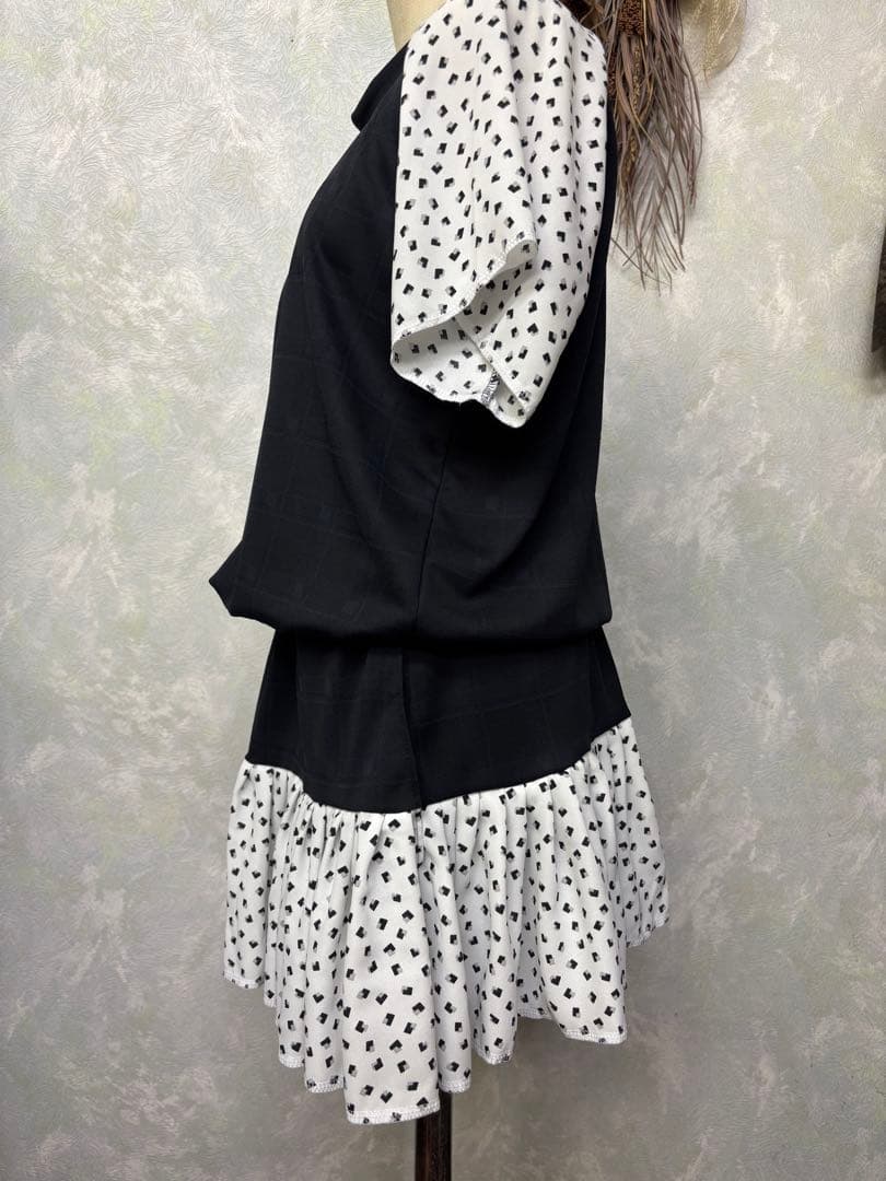 テニスウエア ワンピース ブラック