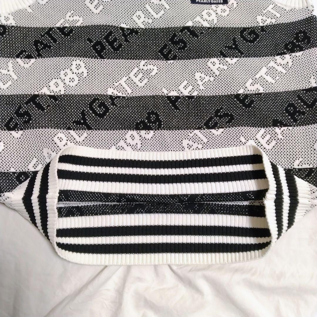 【美品 定価25300円 M】パーリーゲイツ メッシュ ニットベスト ゴルフ