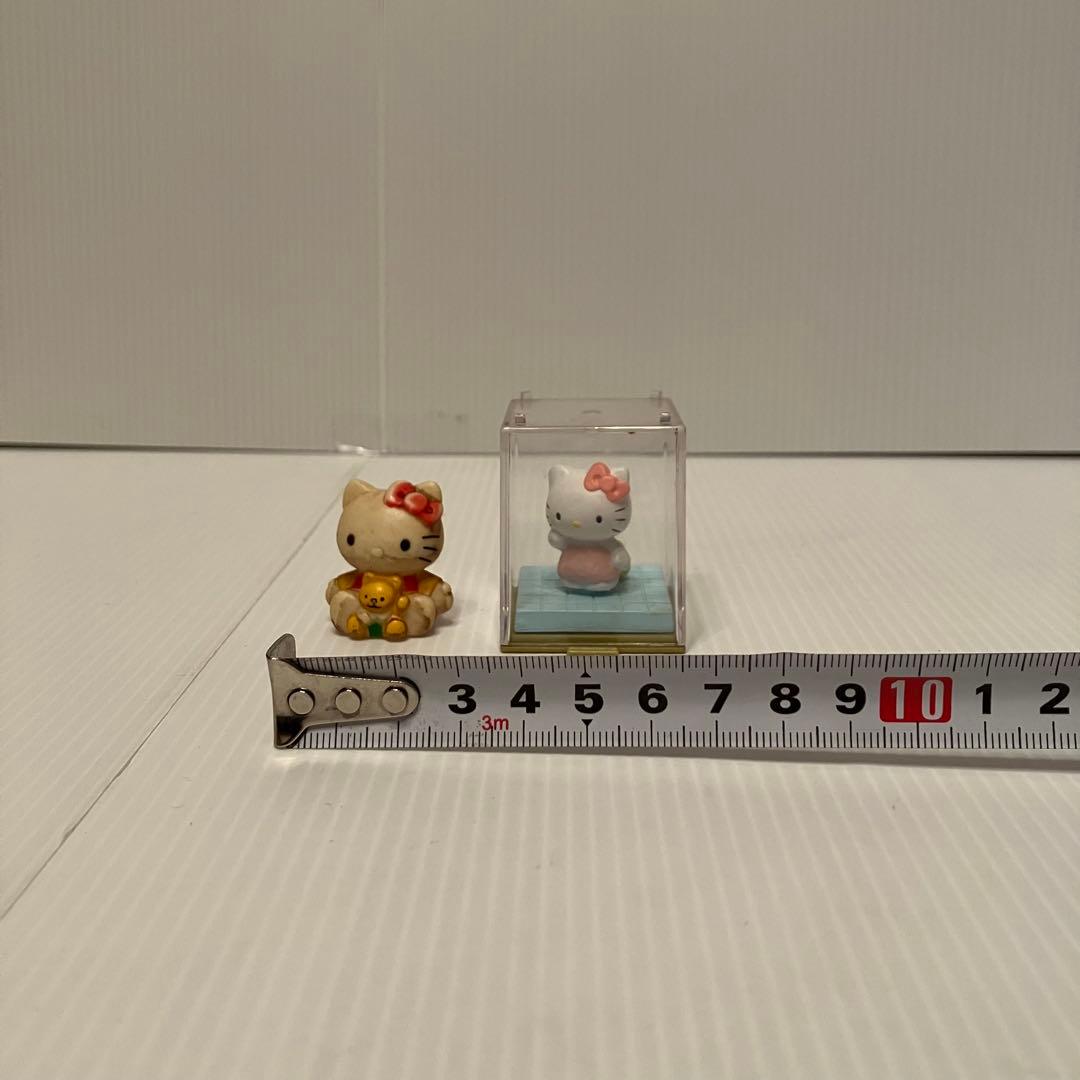 E-壁【昭和レトロ】ハローキティ ミニチュア フィギュア セット 当時物