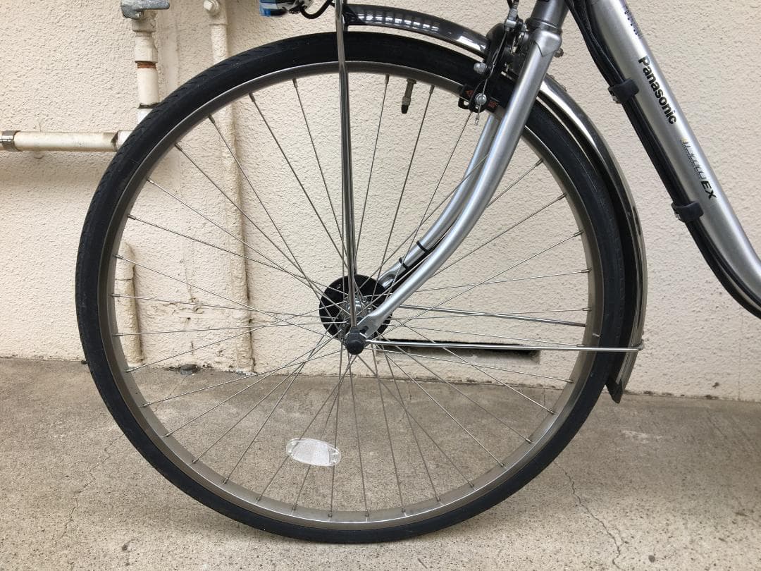 【直接引き取り】PANASONIC 電動アシスト自転車 バスケット付き