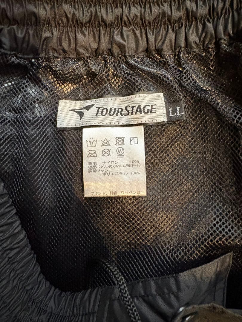 TOURSTAGE メンズ レインウェア LL BK
