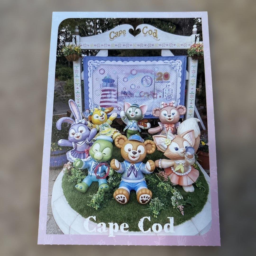 ダッフィー&フレンズ　ジェラートピケ　ブランケット　ステッカー❤︎プレゼント