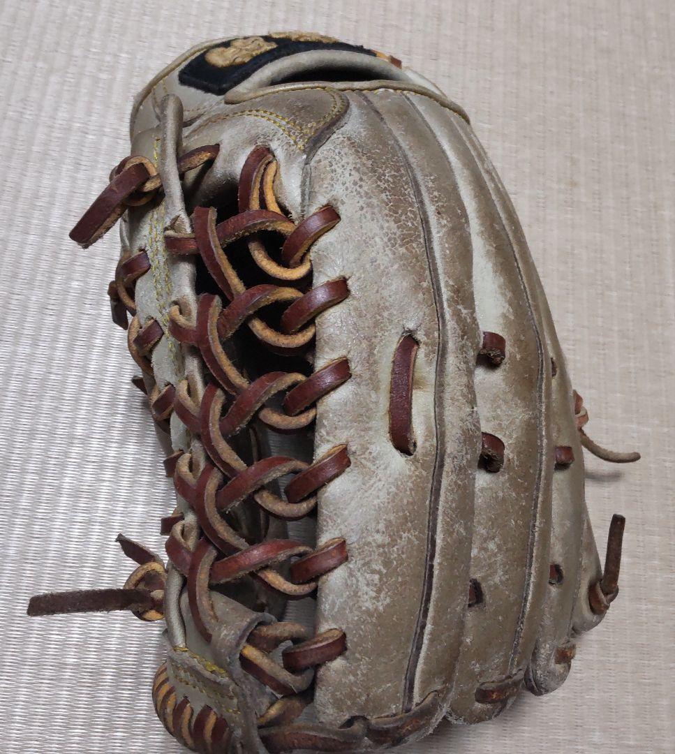 東駒 硬式グローブ 外野手 ベージュ系 used