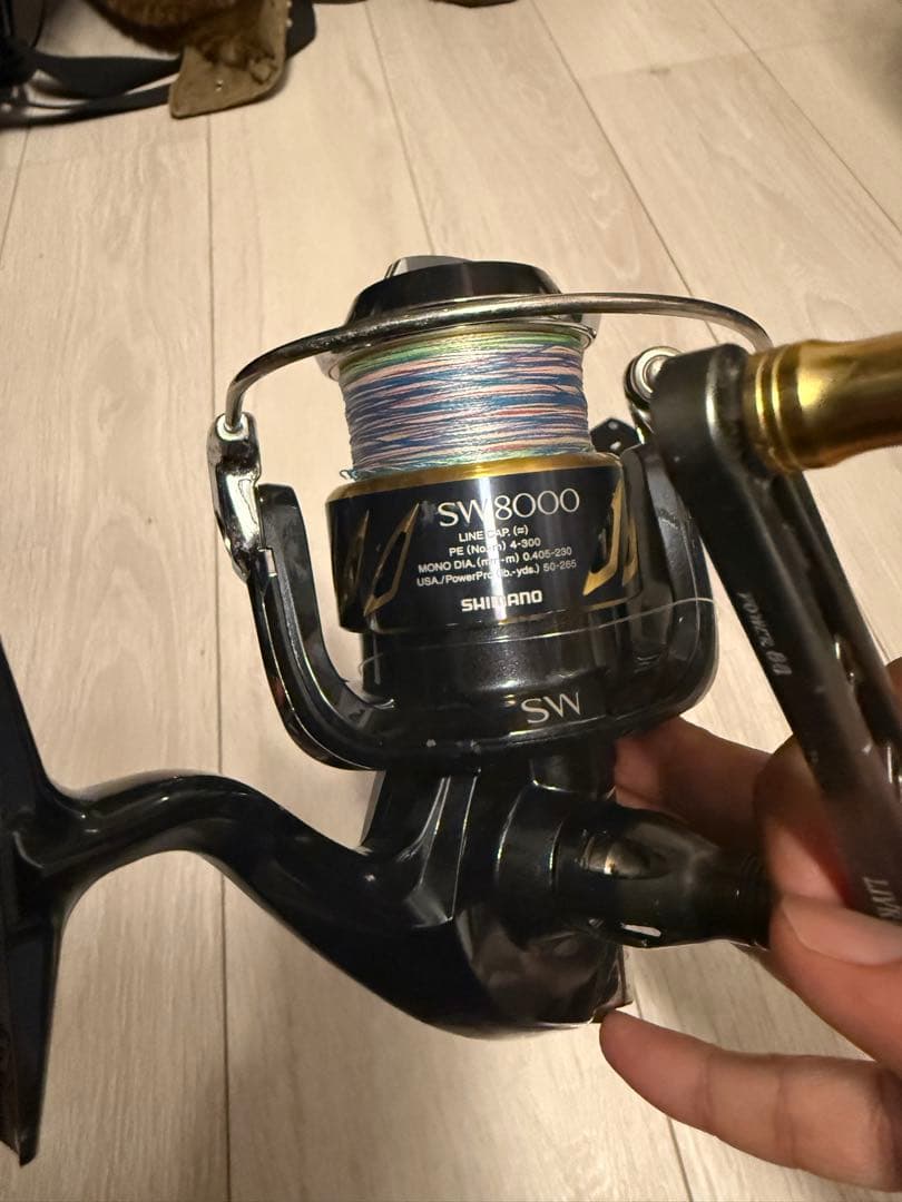 SHIMANO 13 STELLA SW8000 livreハンドル付き
