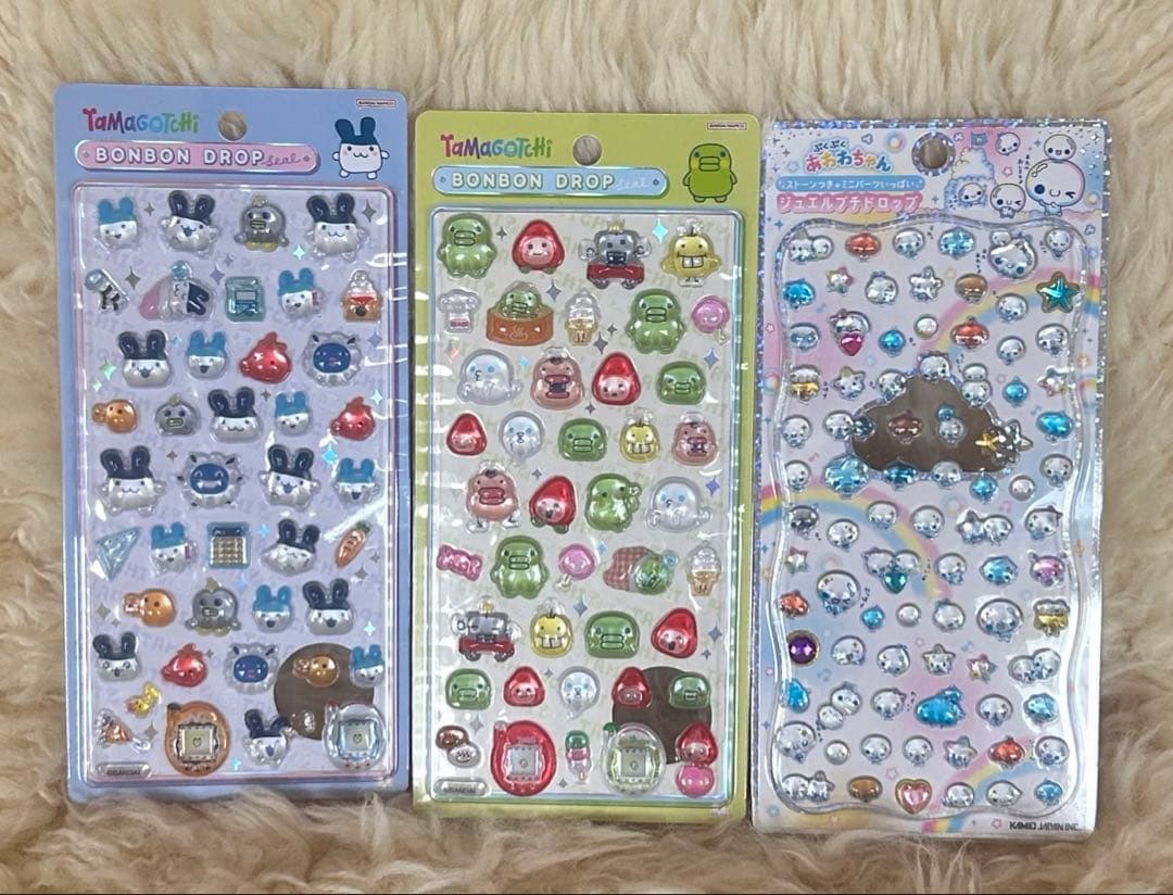 シール 6枚セット　ボンボンドロップシール